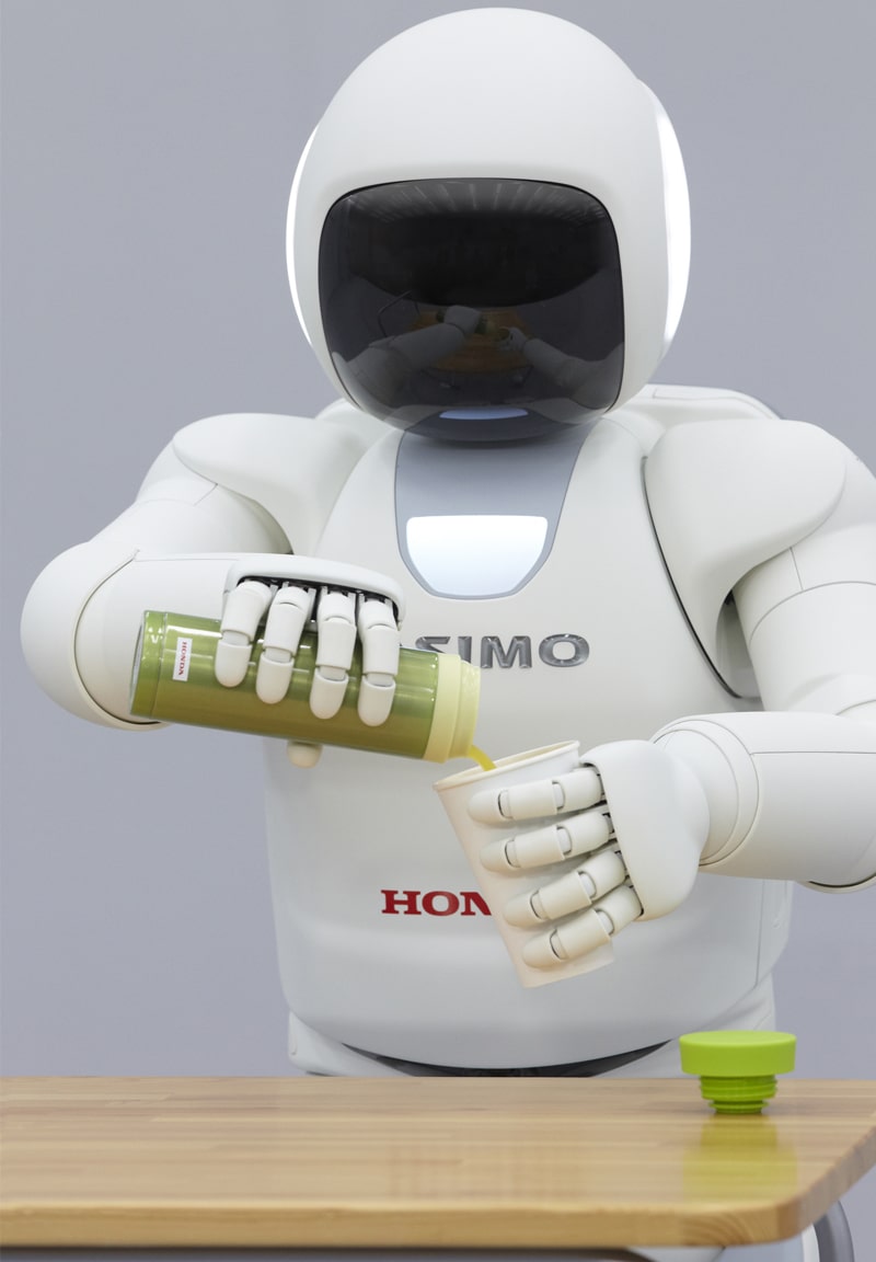 Front View Asimo Honda Humanoid Robot