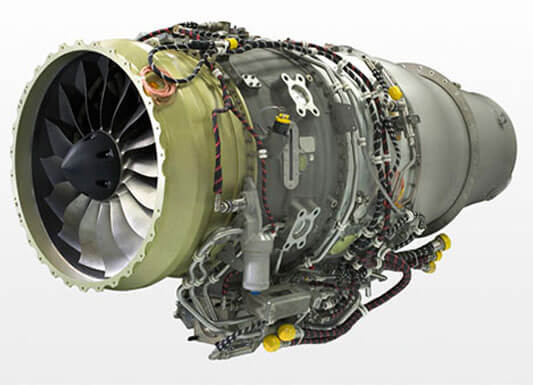Side View Hondajet Engine