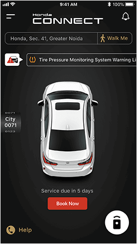 Honda Connect Peace of Mind Feature - Tire Deflation Alert