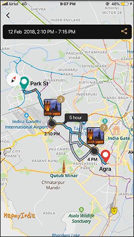 Honda Connect Convenience Feature - Trip Diary