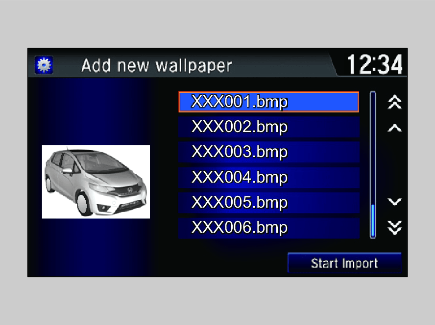 Honda Jazz Audio System Settings