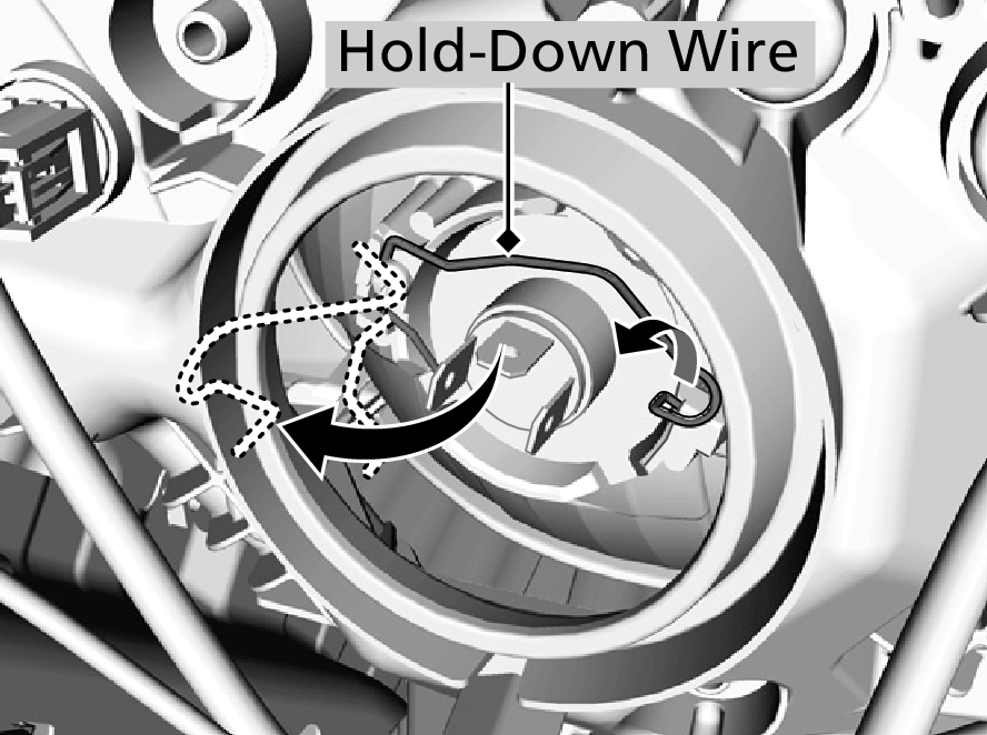Honda Jazz Car Hold-Down Wire