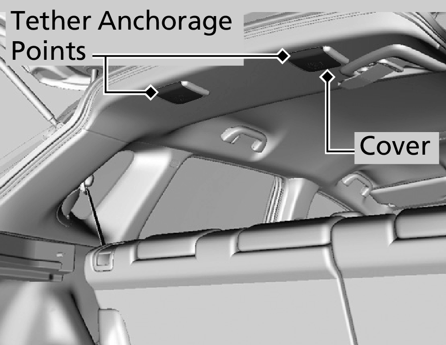 Honda Jazz Tether Anchorage Points