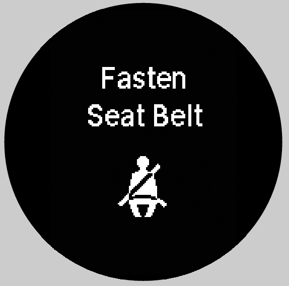 Honda Jazz Seatbelt Sign
