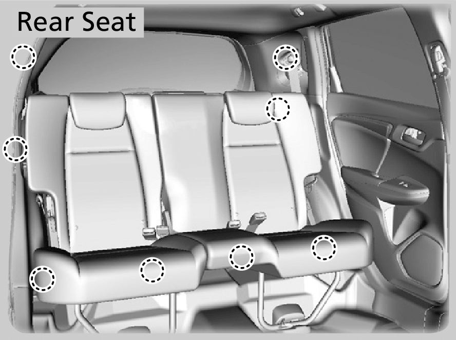 Honda Jazz Rear Seat