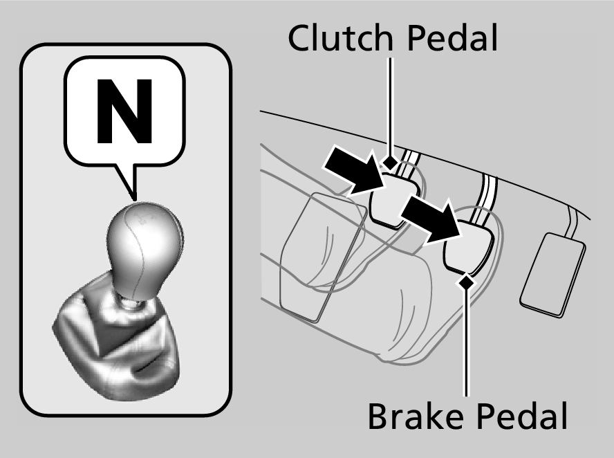 Honda Jazz Clutch and Brake Pedals