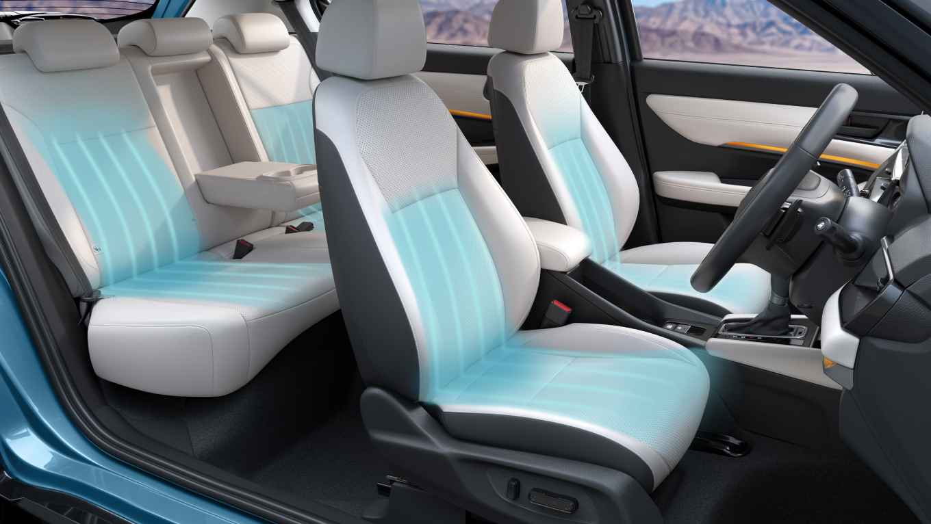 New Honda Elevate ventilated front seats