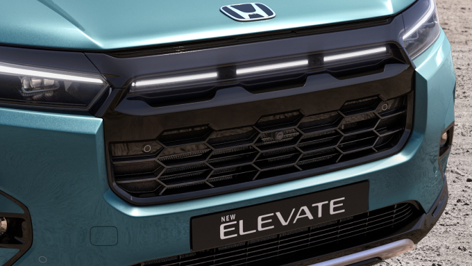 New Honda Elevate bold mesh grille